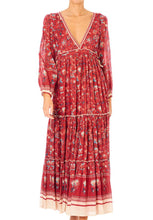 Load image into Gallery viewer, M.A.B.E. RED MAXI DRESS
