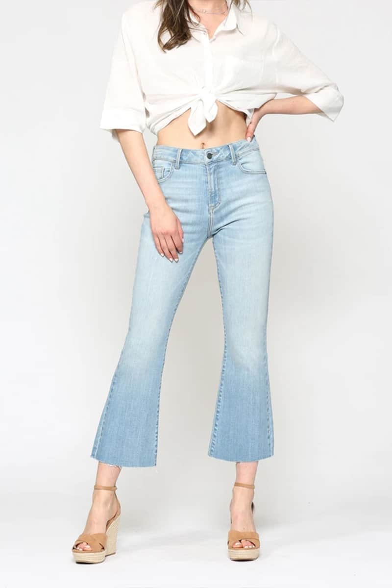 Happi Flared Crop Jeans